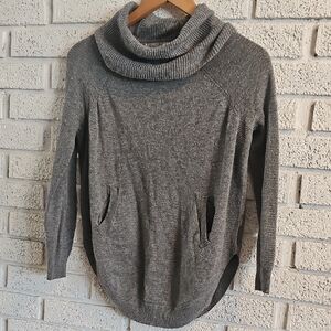 Olivia Sky Charcoal Cowl Neck Sweater